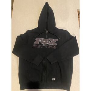 Fox Racing Men’s XL Zip Up Sherpa Lined Hooded Sweatshirt